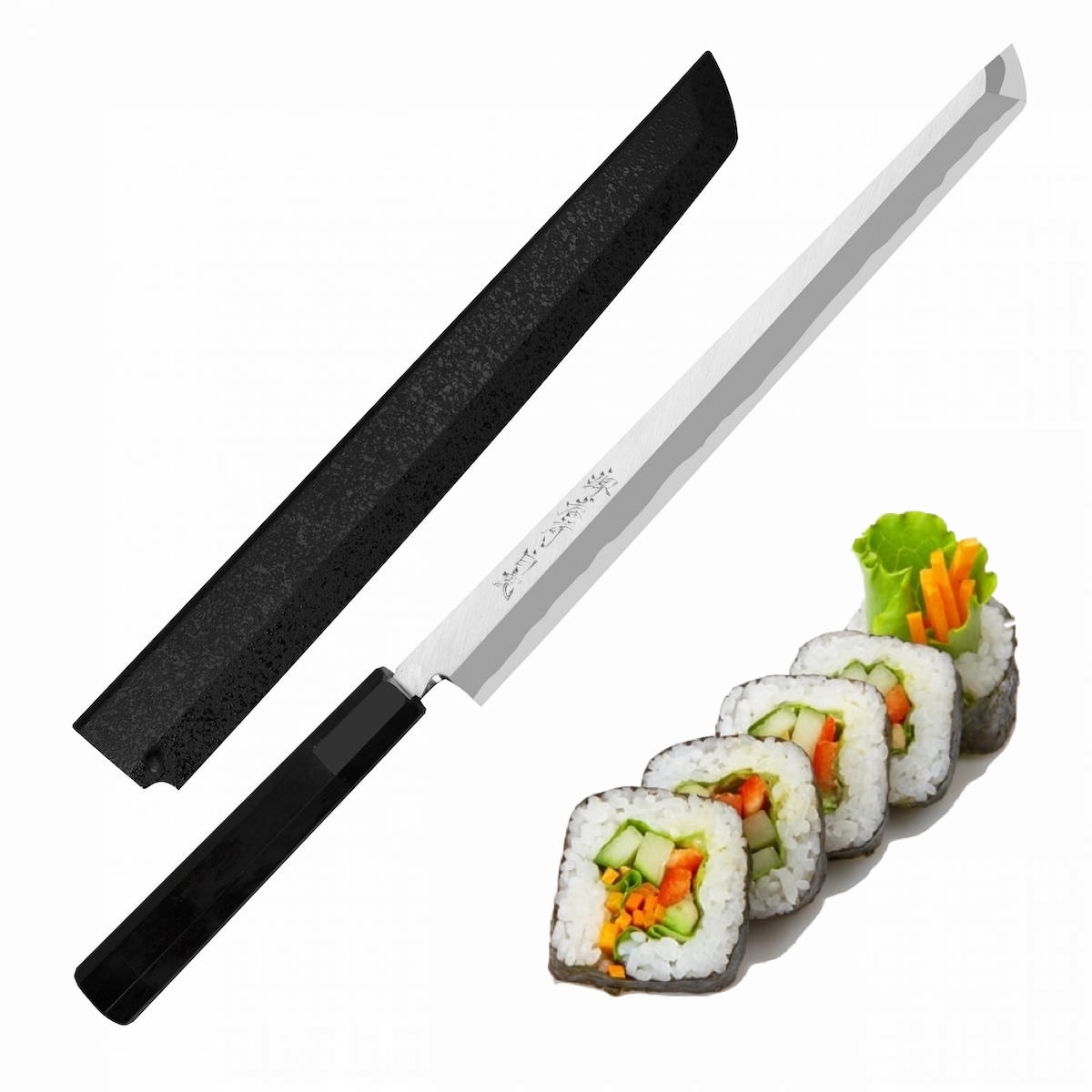Sakai Takayuki Byakko Shirogami#1 Japonský ostrý nôž Sakimaru na sushi 27 cm