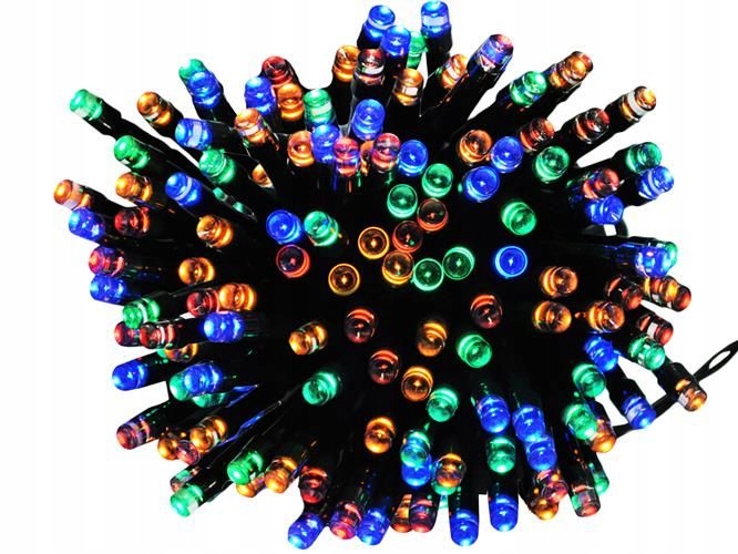 

Lampki Choinkowe 100LED 8m Programamtor 8 Funkcji
