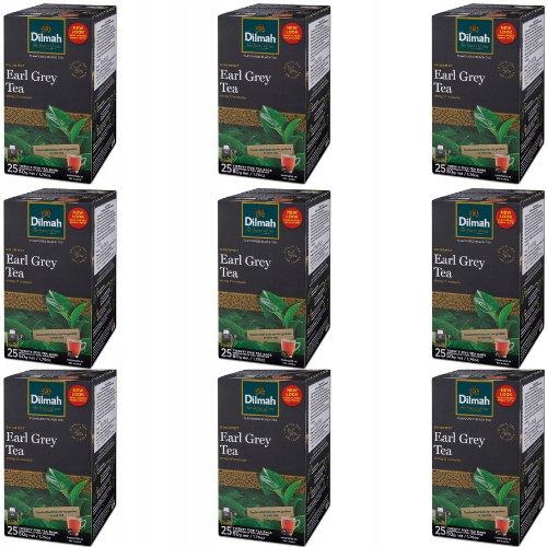 9x Herbata Dilmah Earl Grey bergamotka 25 kopert