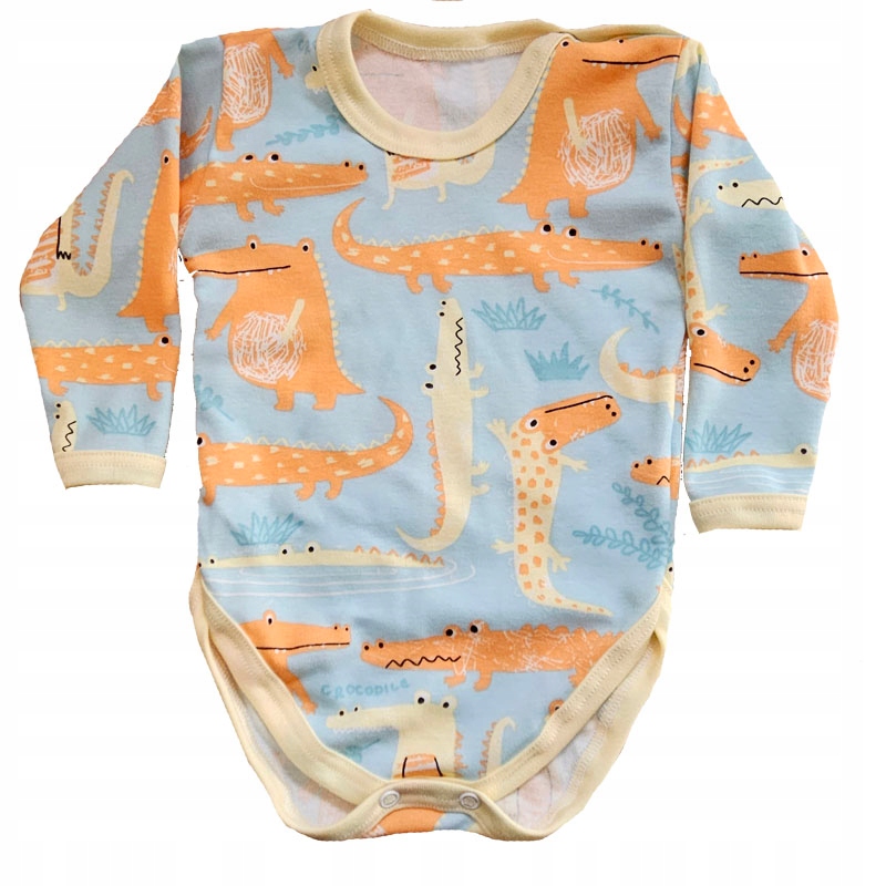 Body DŁUGI RĘKAW 100% bawełna POLSKIE 92 cm