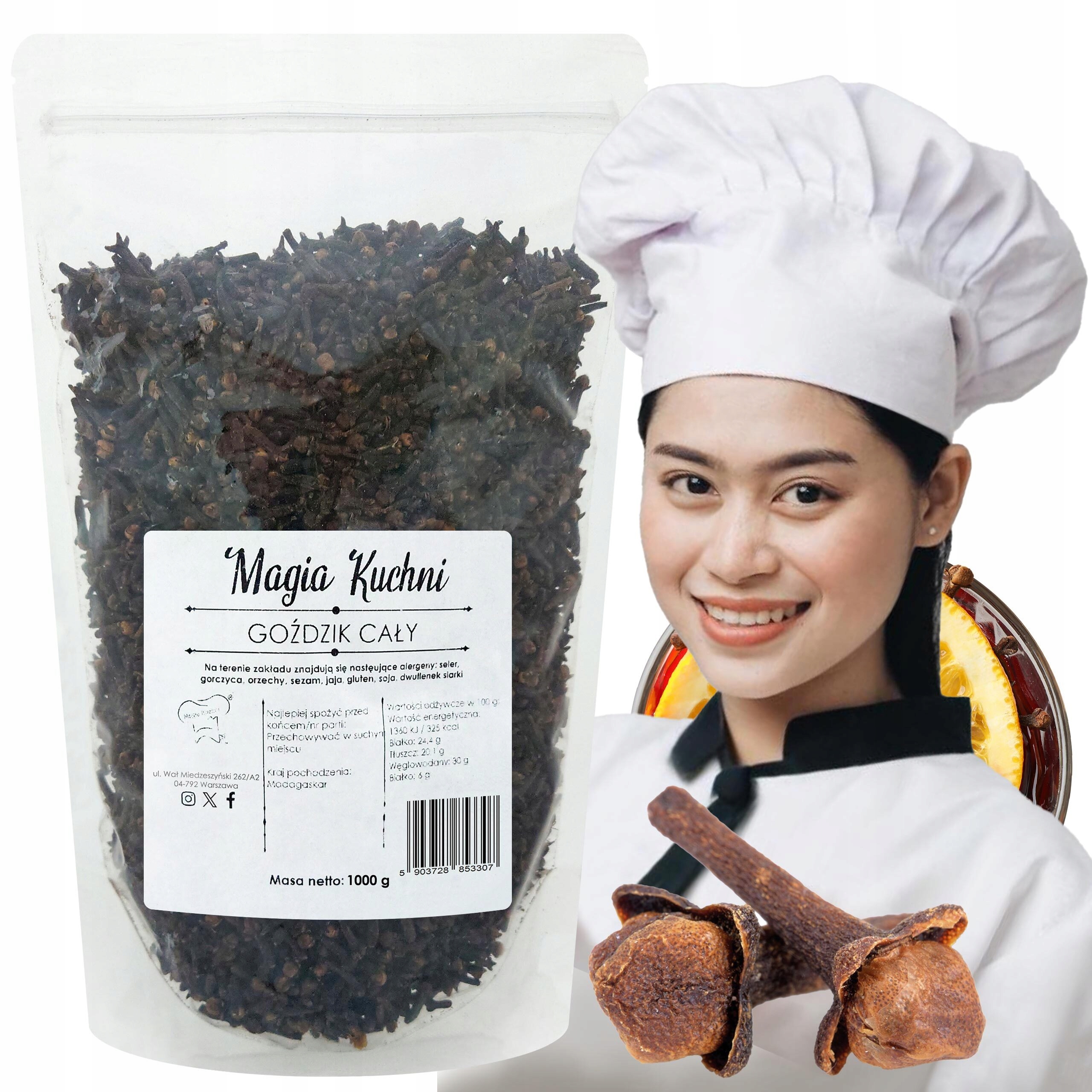 Levně Hřebíček celý 1 kg Aromatická koření Hřebíček přírodní