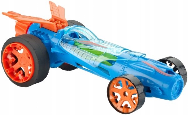 HOT WHEELS NAKRĘCIAKI WYŚCIGÓWKI NA GUMKI NIEBIESK