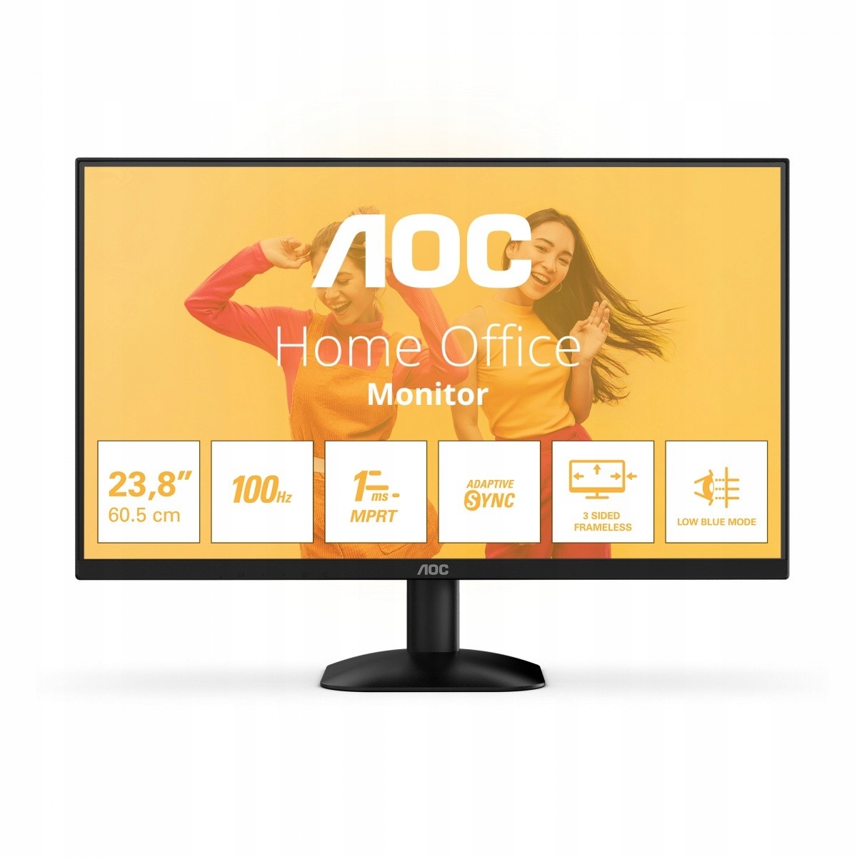 Aoc Monitor 24B35HM2 23.8 palců Va 100 Hz Hdmi Vga