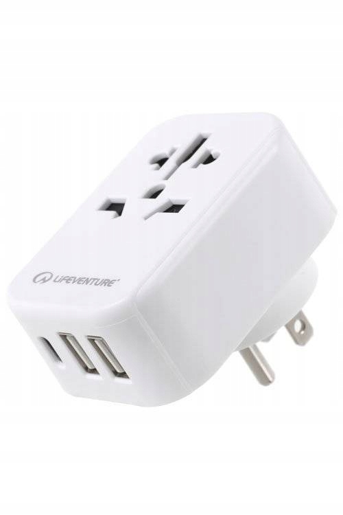 Adapter podróżny z Usb, Usb-c Lifeventure World To Usa