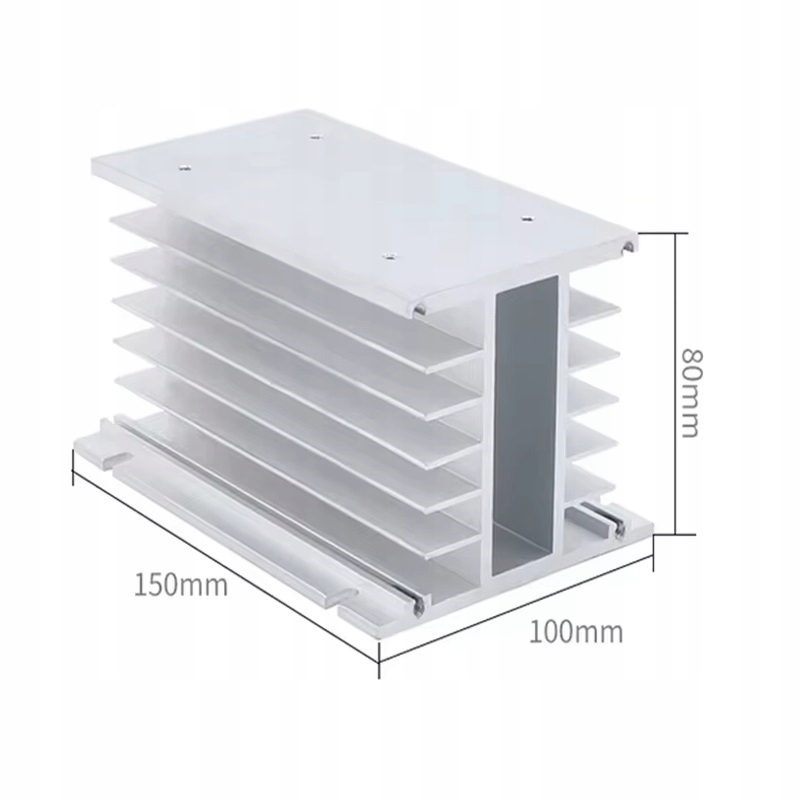 Radiator Do Przekaźnika Przekaźników Ssr 3F 10 120A 150x100x80