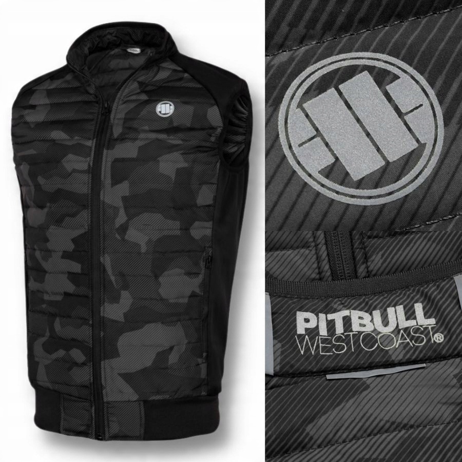 

Bezrękawnik męski Pit Bull kamizelka pitbull