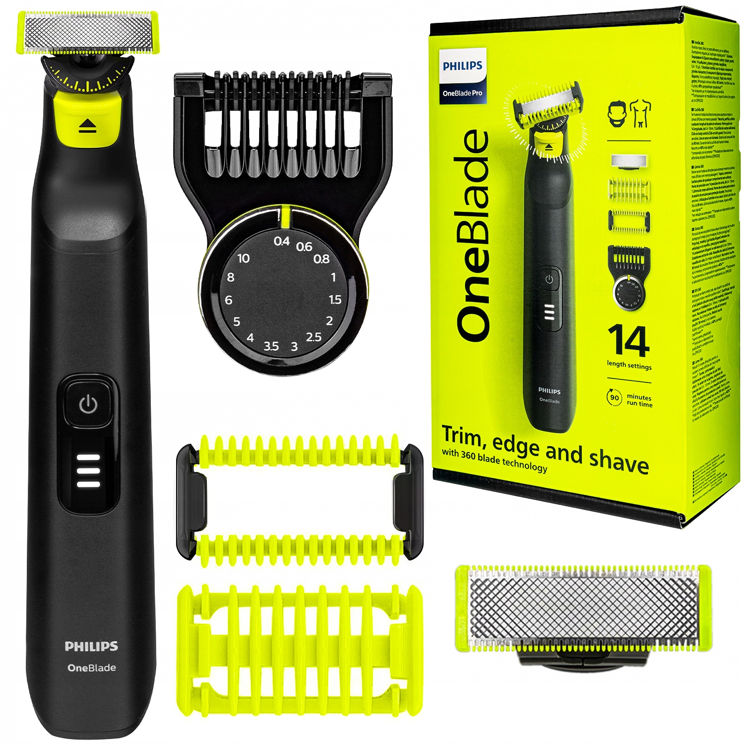 GOLARKA PHILIPS ONEBLADE PRO MASZYNKA DO GOLENIA TRYMER PRO 360