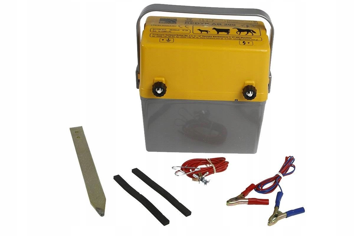 ZESTAW SOLARNY PASTUCH NA KONIE psy ELEKTRYZATOR TAŚMA 200m +panel+bateria Marka inny