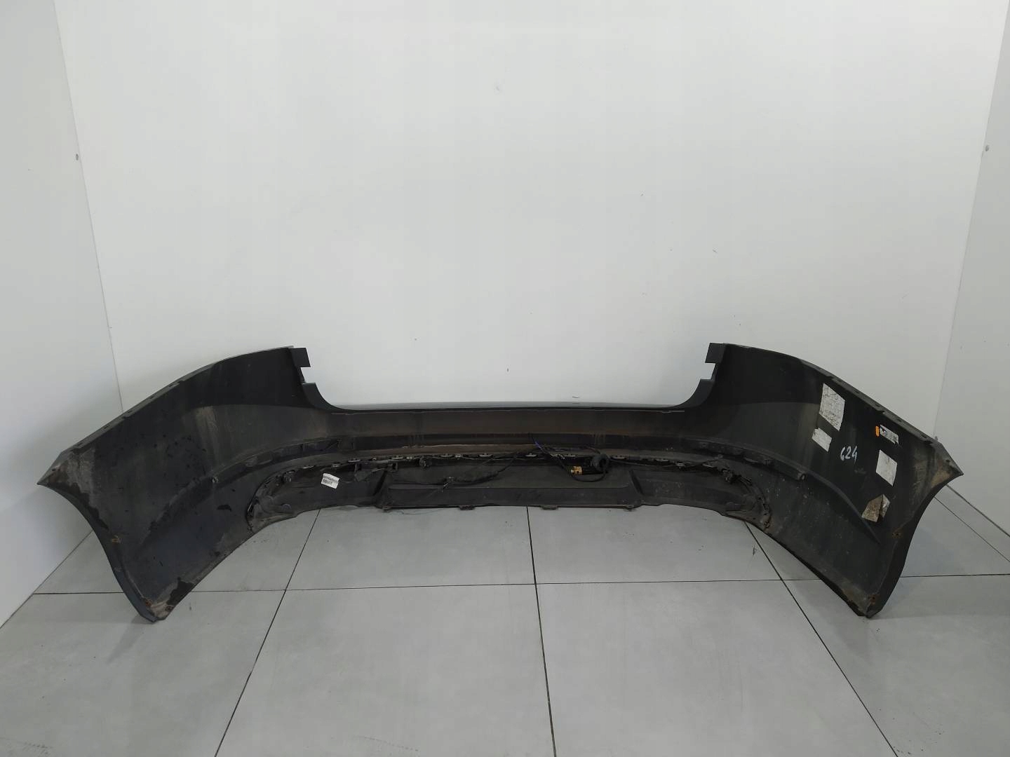 bumper rear part KOMBI PDC grey Skoda Superb III (2015-)