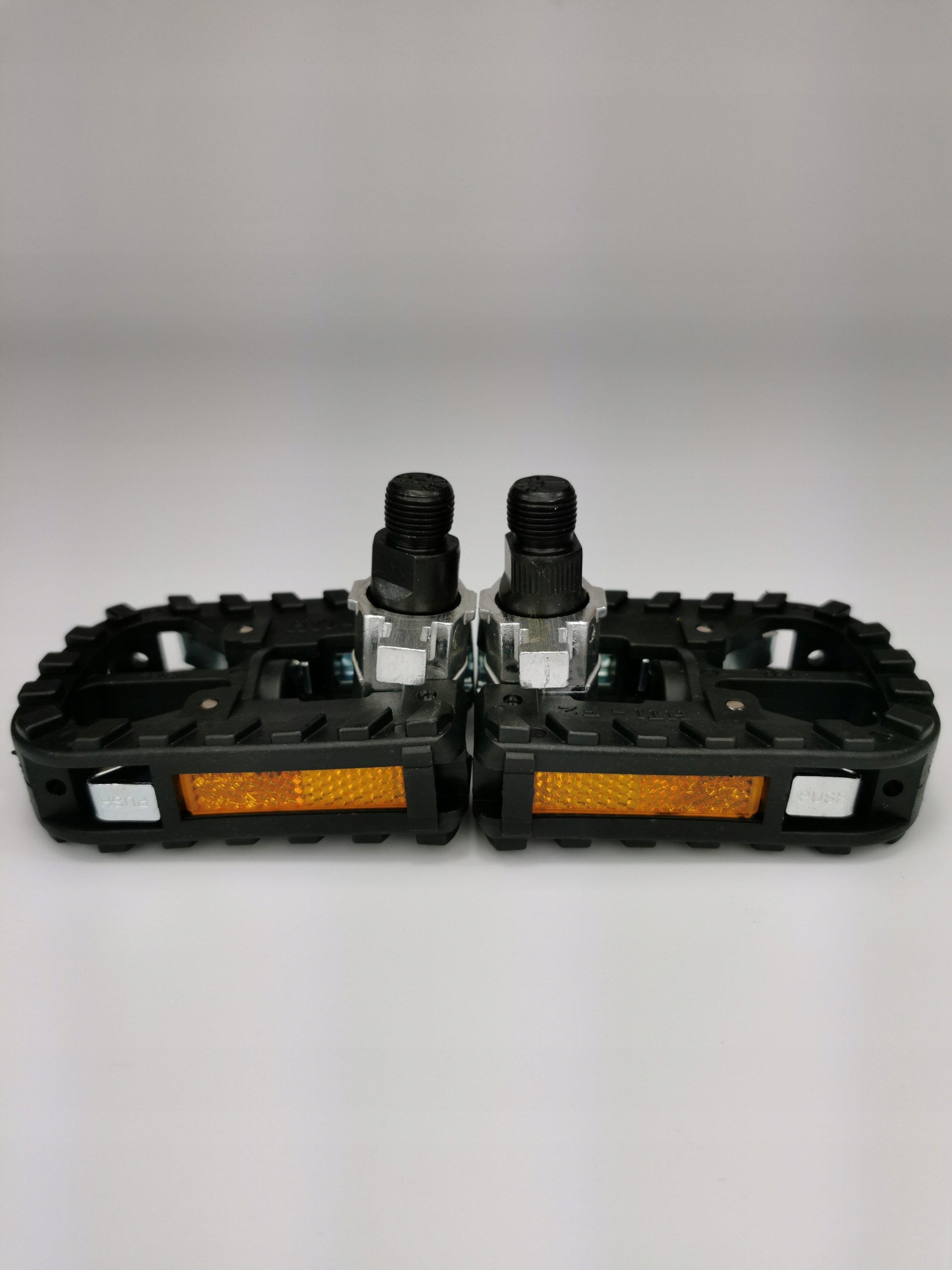 PEDAŁY ROWEROWE SKŁADANE METALOWE CZARNE 4xODBLASK Kod producenta 909