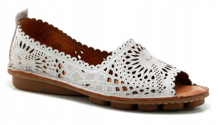 

Mokasyny Venezia 29103 Białe Rozmiar 38