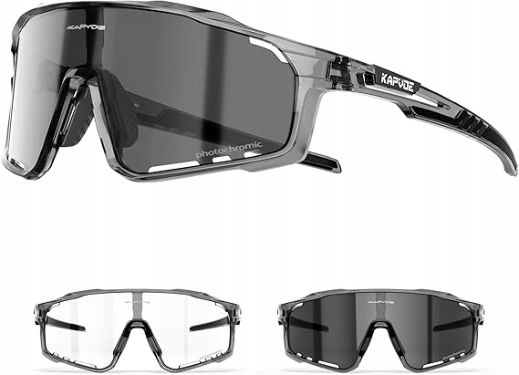 Fotochromatické cyklistické brýle Kapvoe s slunečními brýlemi TR90