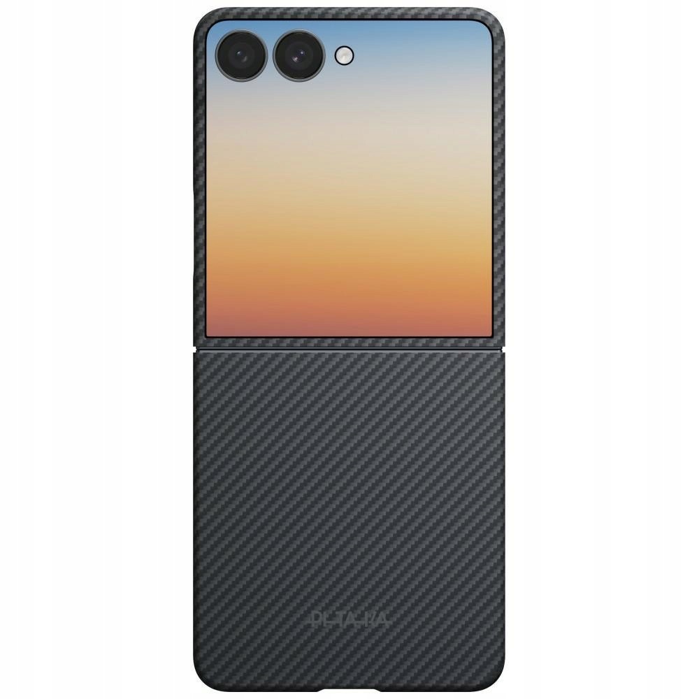 Puzdro Pitaka Edge Case Samsung Galaxy Z Flip8 čierno-šedé Obal
