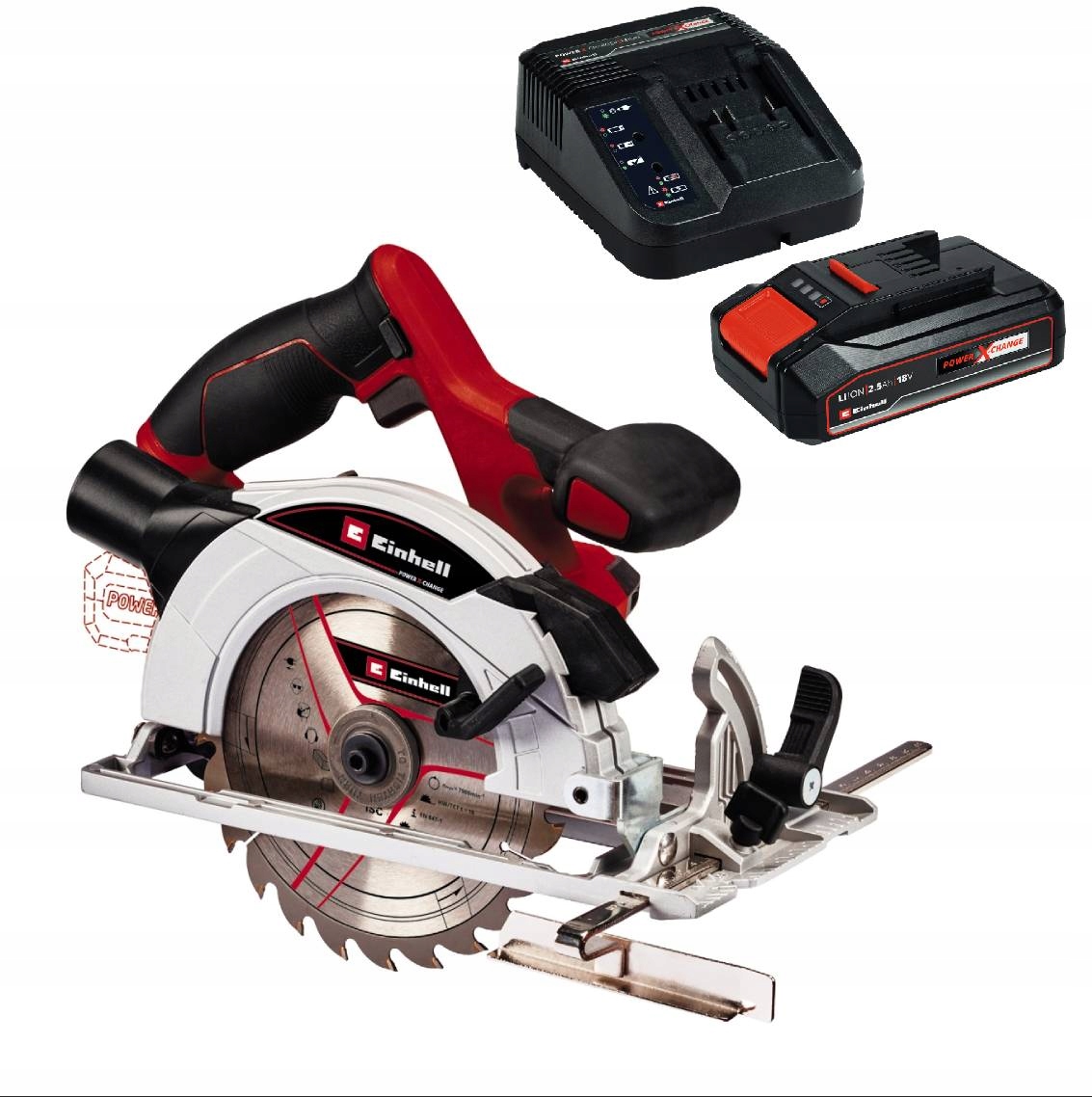 Kotoučová pila Einhell Te-cs 18/165-1 Li ZS2,5Ah