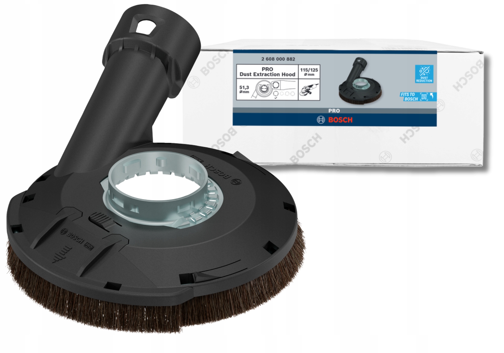 Przystawka do odsysania pyłu osłona szlifowania 115/125 Bosch 2608000882