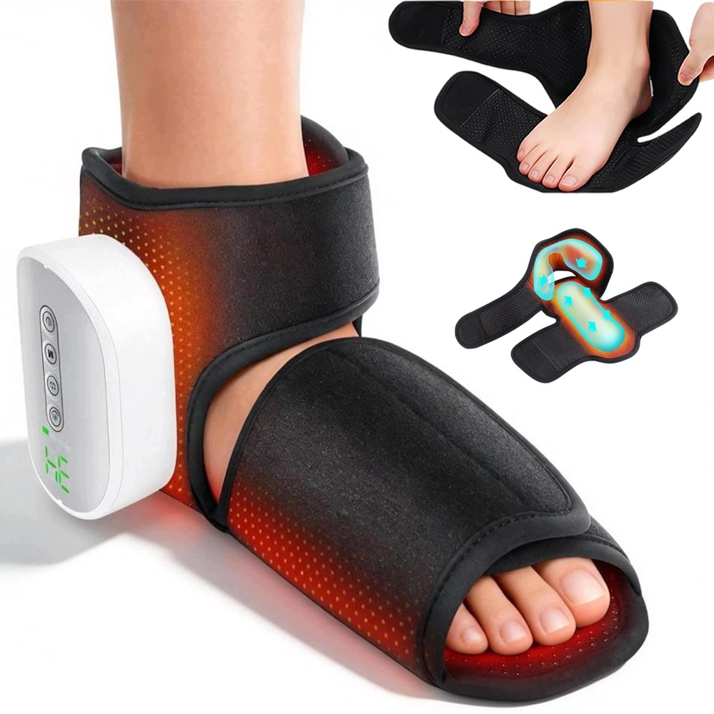 Bezdrátový Masážní Přístroj na nohy s funkcí nahřívání pro relaxaci po tréninku