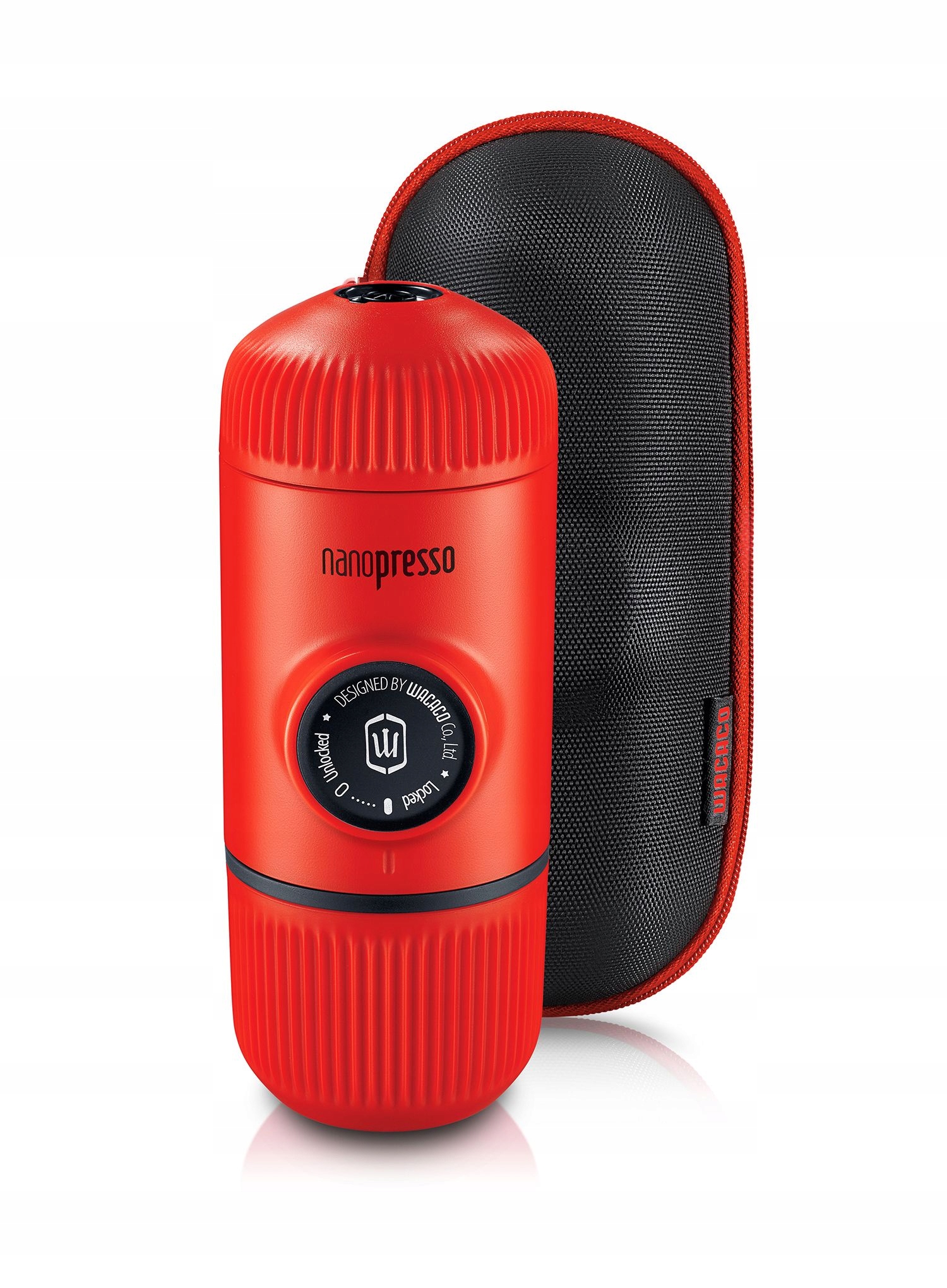 Kávovar Wacaco Nanopresso Elements pouzdro lava red