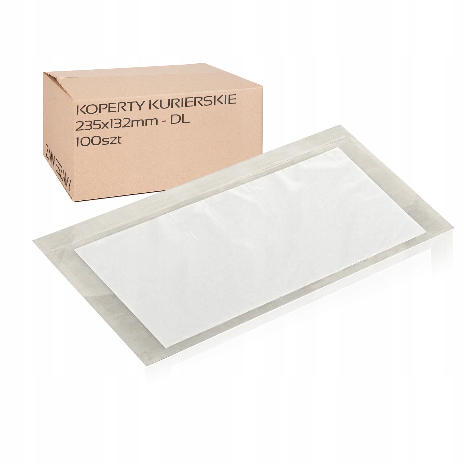 

Koperty Kurierskie Kangurki Przylgi DL 100 Szt