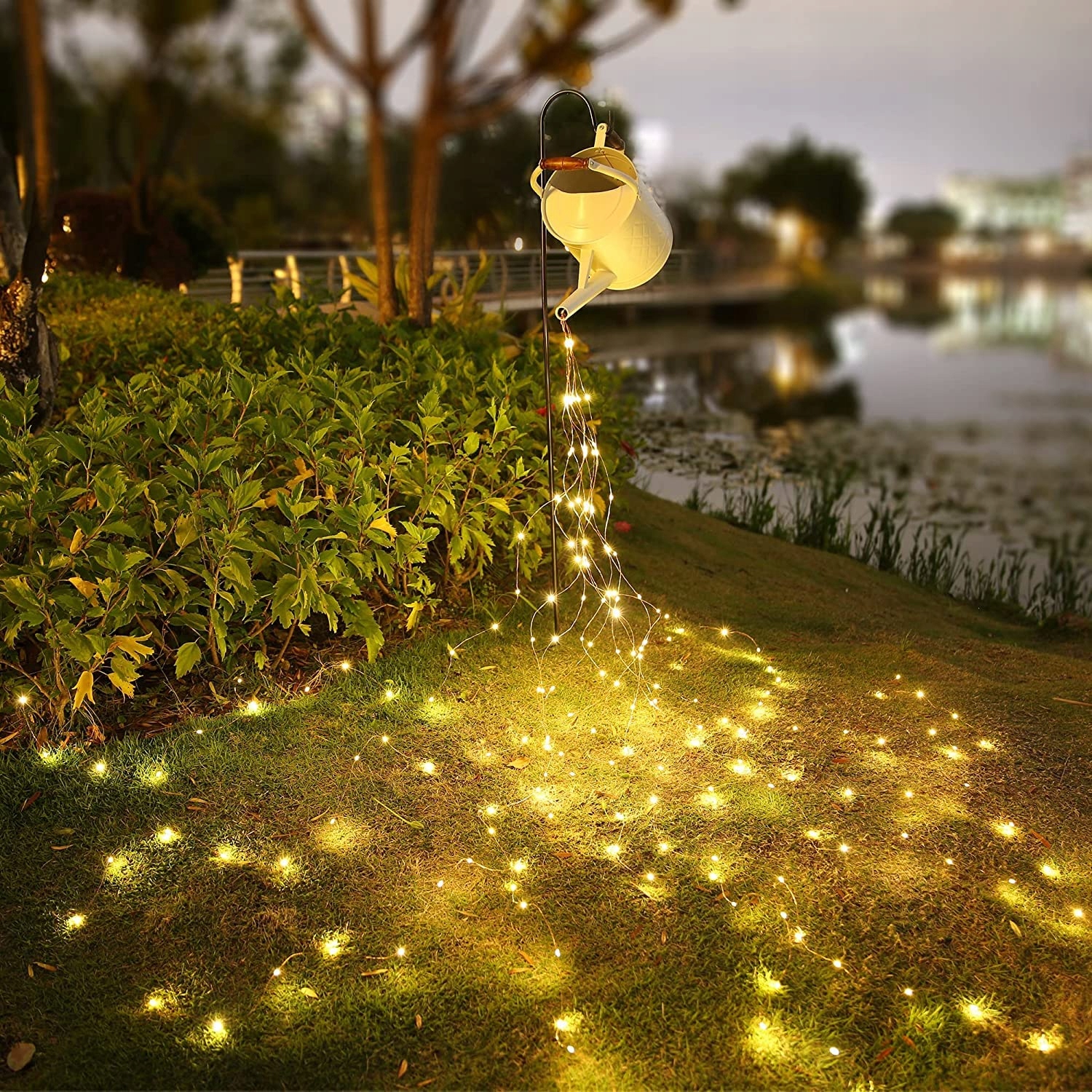 YOWIN Girlanda Wodoodporna Kurtyna Świetlna Lampki 8 Trybów 1M 100 LED — miniatura 7