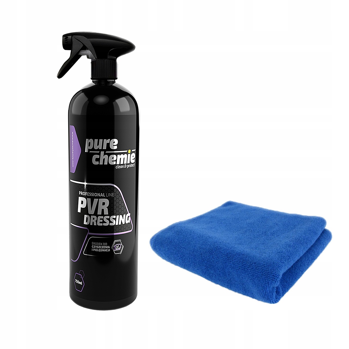 Zestaw Pure Chemie PVR Dressing + mikrofibra - do