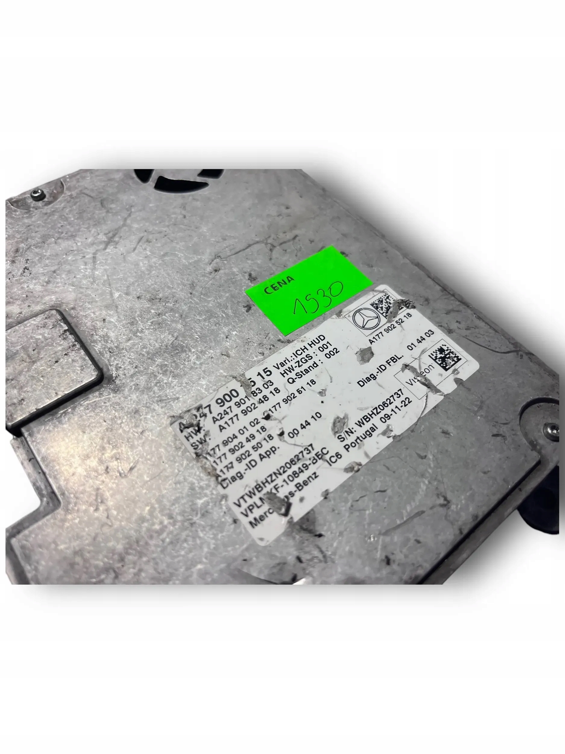MERCEDES W247 module compte tours endommagé couverture A2479001515 @M