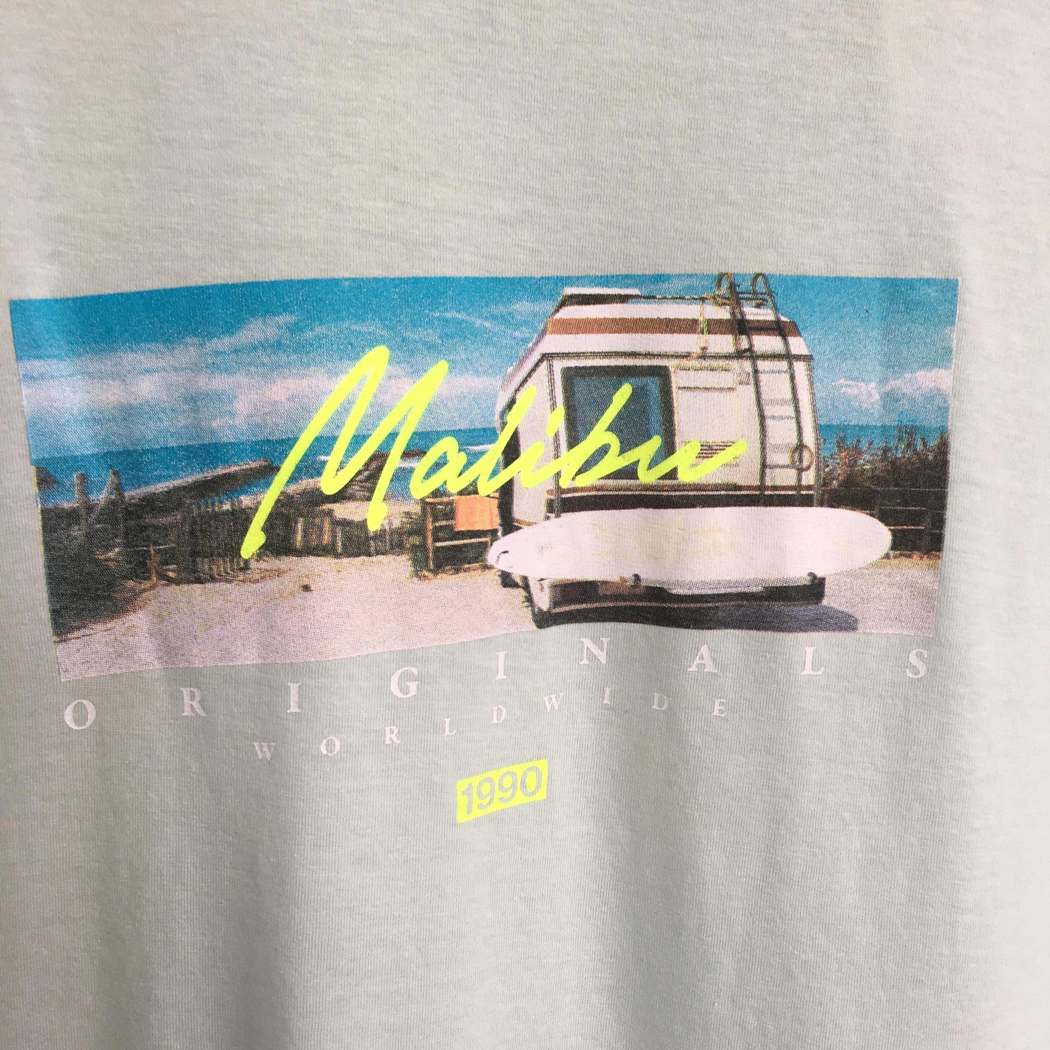 Jack&Jones, seledynowy t-shirt z nadrukiem, r. XXL Rozmiar XXL