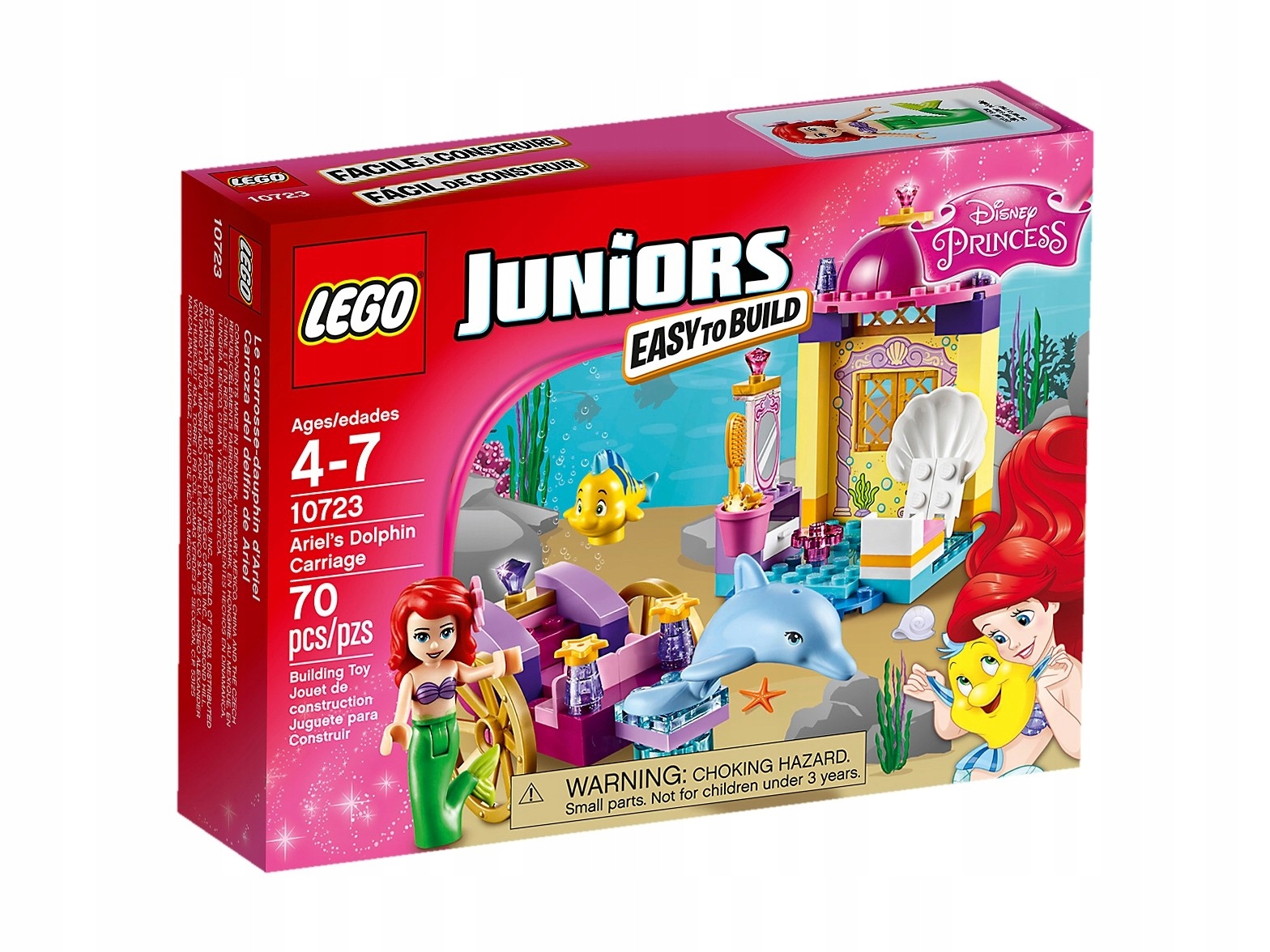 Lego Juniors 10723 Disney Princess sanitka Arielky s delfíny Nové