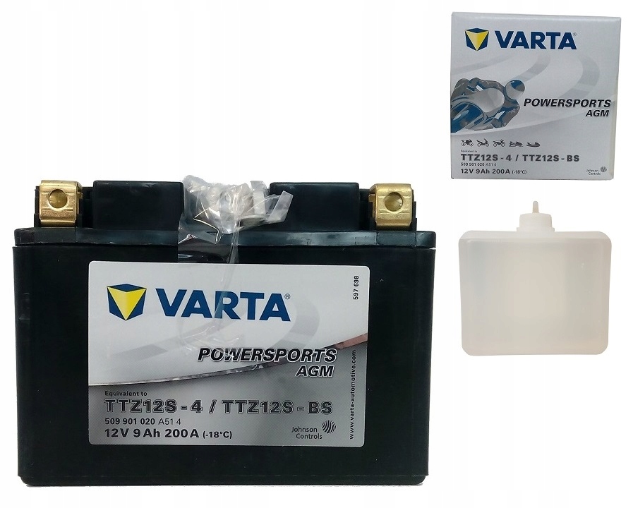 

Akumulator Varta Agm TTZ12S-BS 12V 9Ah 200A