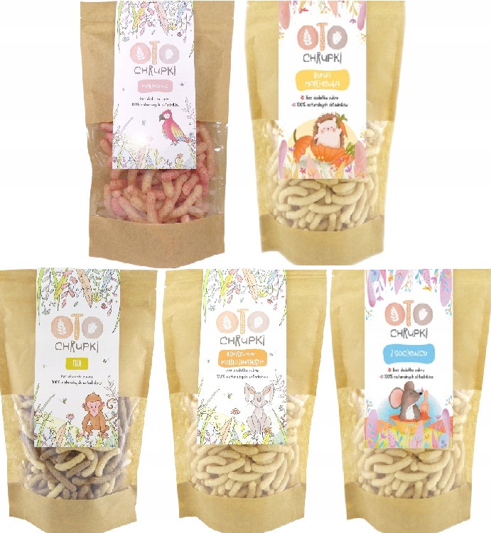 OTOLANDIA ZESTAW CHRUPKI PAŁECZKI MIX 5PAK