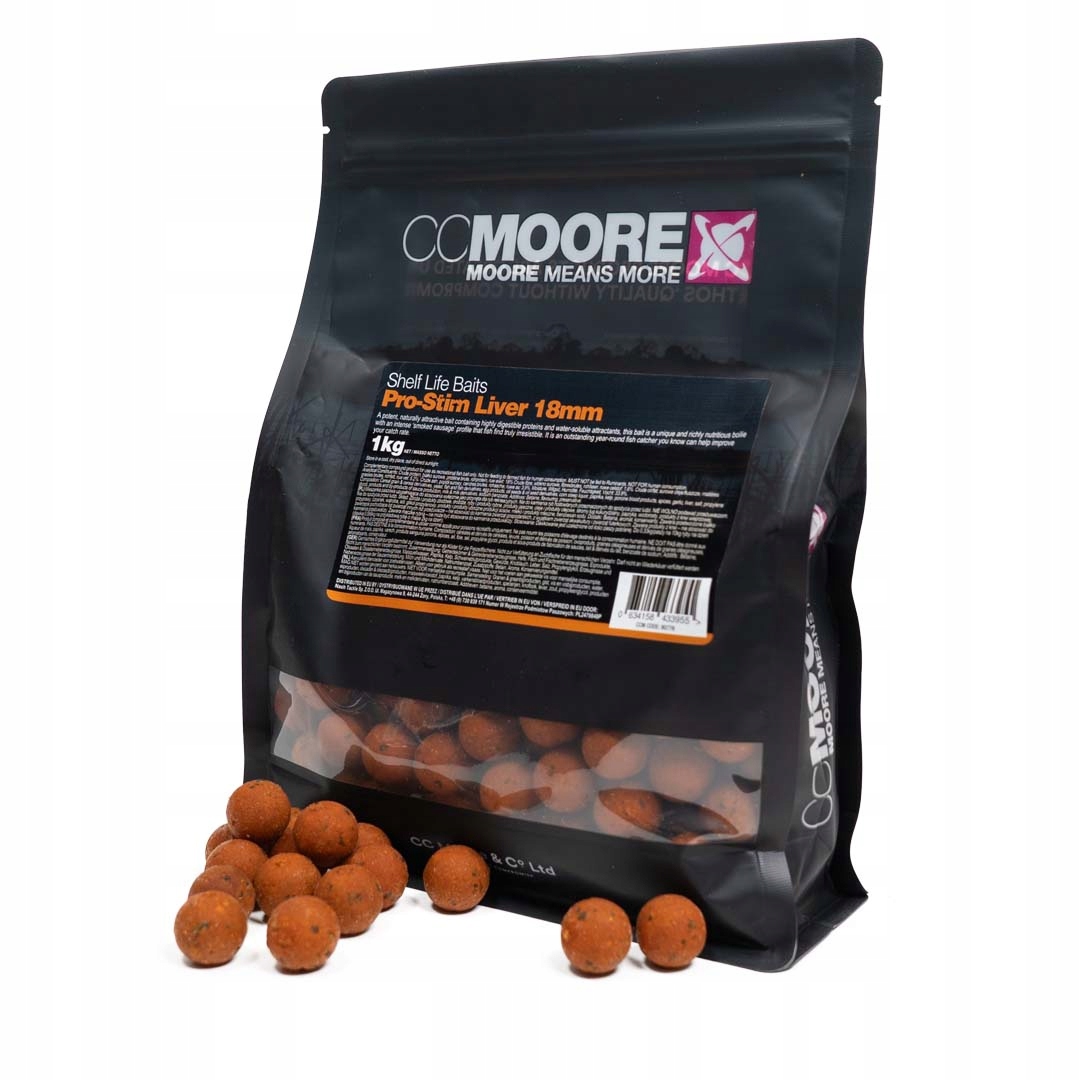 CC Moore Kulki proteinowe zanętowe Pro Stim Liver Shelf Life 24 mm 5kg