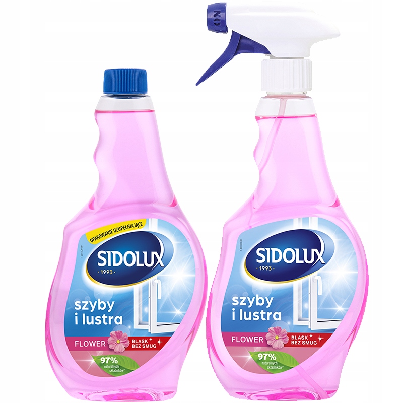 

Sidolux Crystal flower do mycia szyb zestaw 1000ml