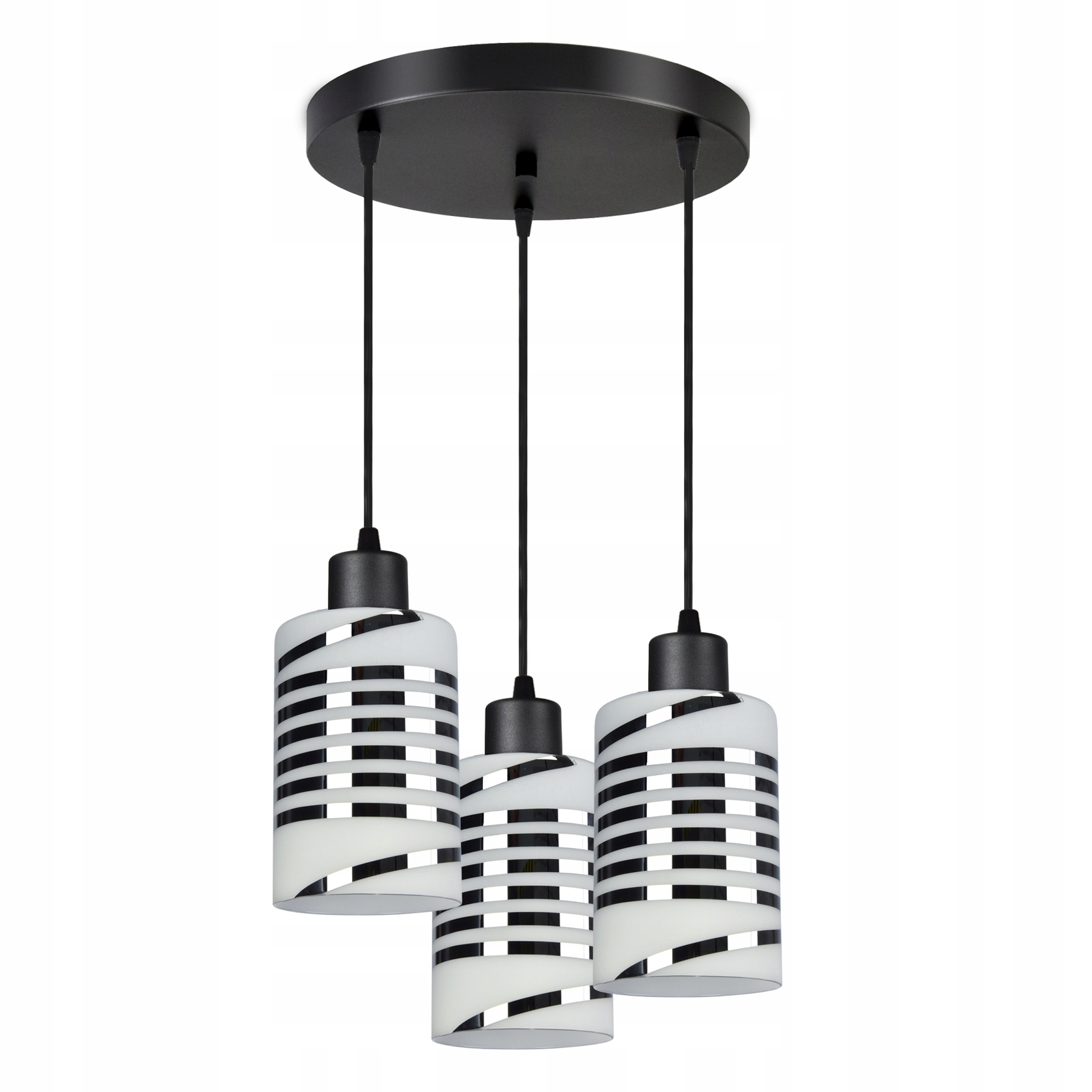 

Lampa Wisząca Sufitowa Żyrandol Abażur Nowoczesna