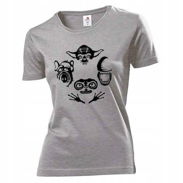 

Koszulka damska Alf Et Yoda Obcy Geek Rhapsody XL