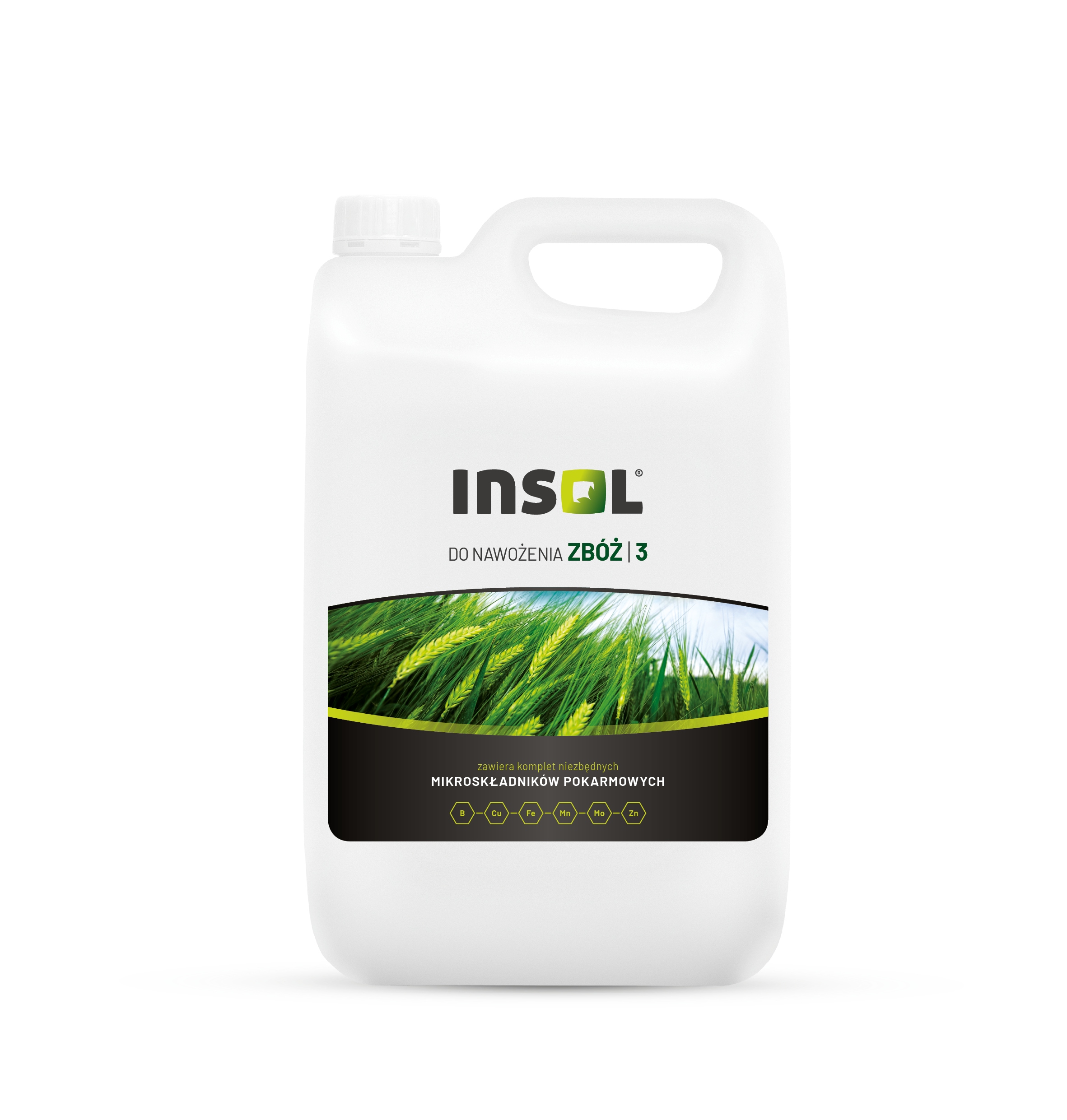Insol 3 Zboża 5L Zboże Płynny nawóz azotowo magnezowo mikroelementowy
