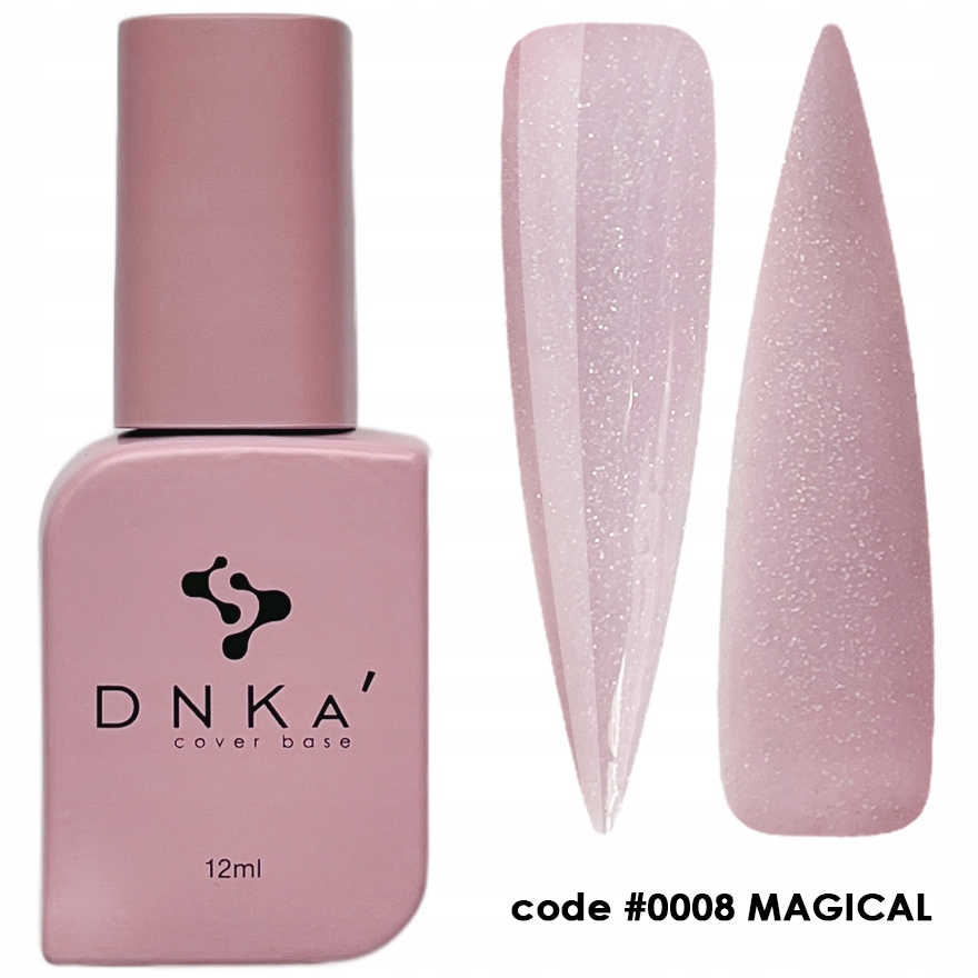 DNKa Cover Base 12 ml, 0008 MAGICAL Holograficzne drobinki