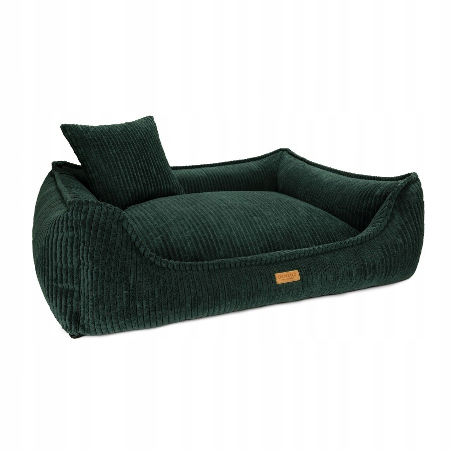 Pelíšek pro psa Denzo Milano Lahvově Zelená Barva 80 x 60 cm M