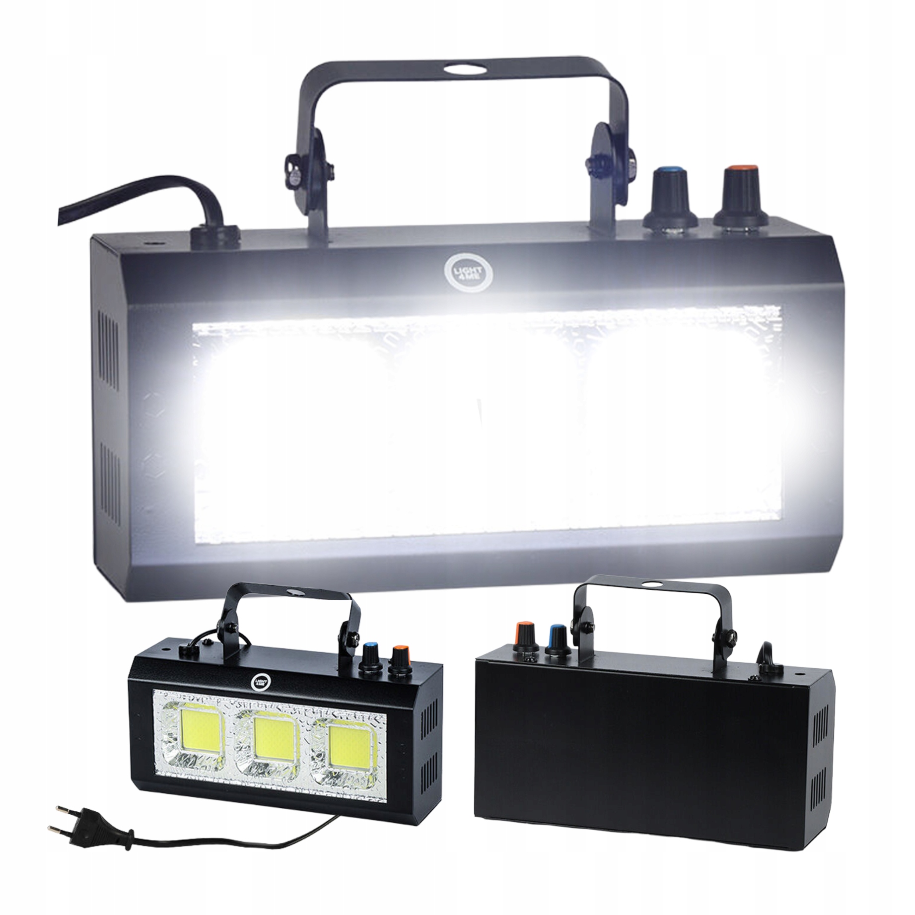 Stroboskop Dyskotekowy Imprezowy 60W Białe Światło Efekt Świetlny Led