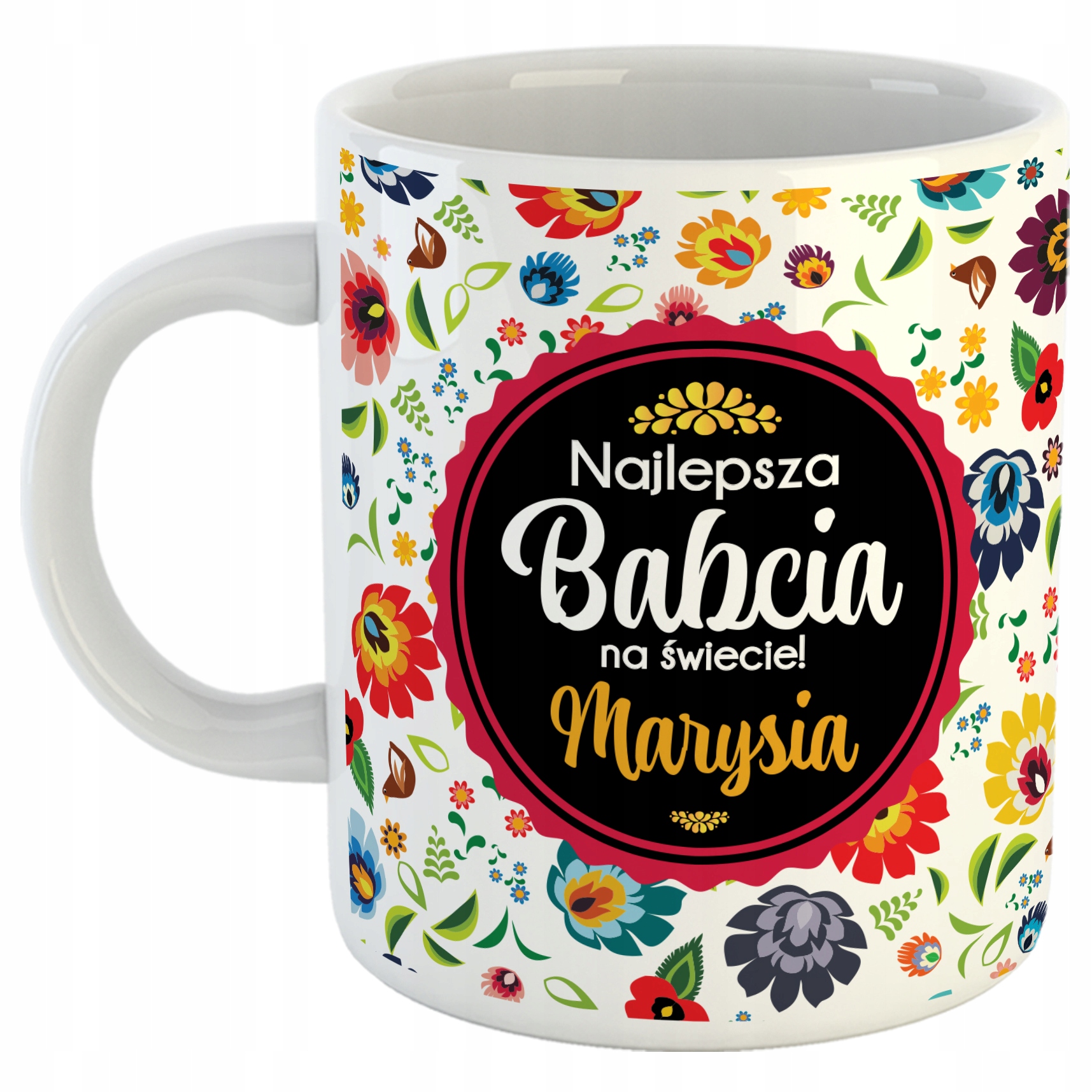 KUBEK Z NADRUKIEM DZIEŃ BABCI REZENT DLA BABCI