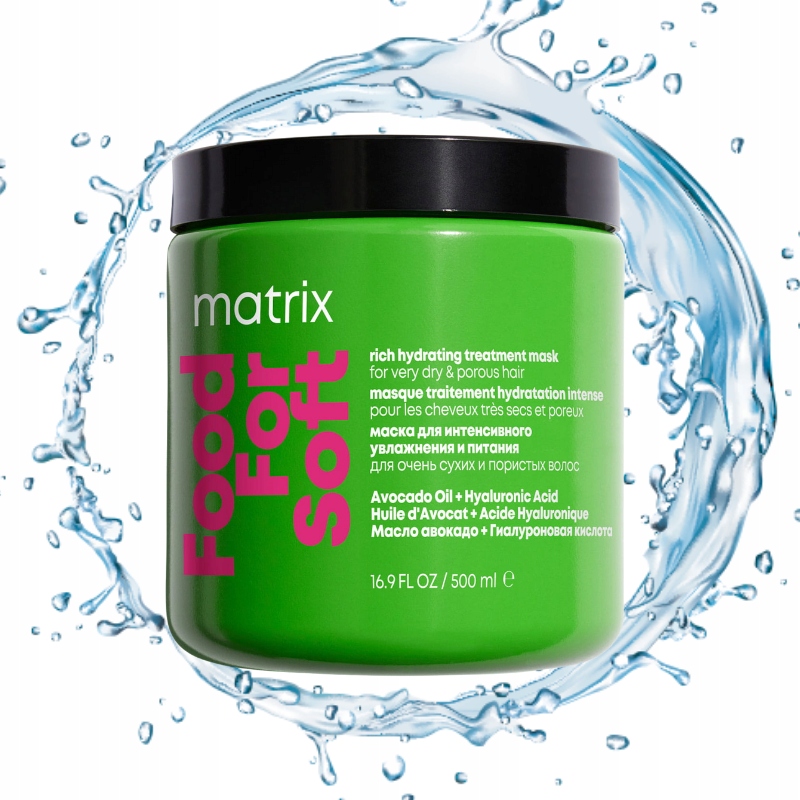 Matrix Food For Soft Hydratační maska pro suché vlasy s avokádem 500 ml