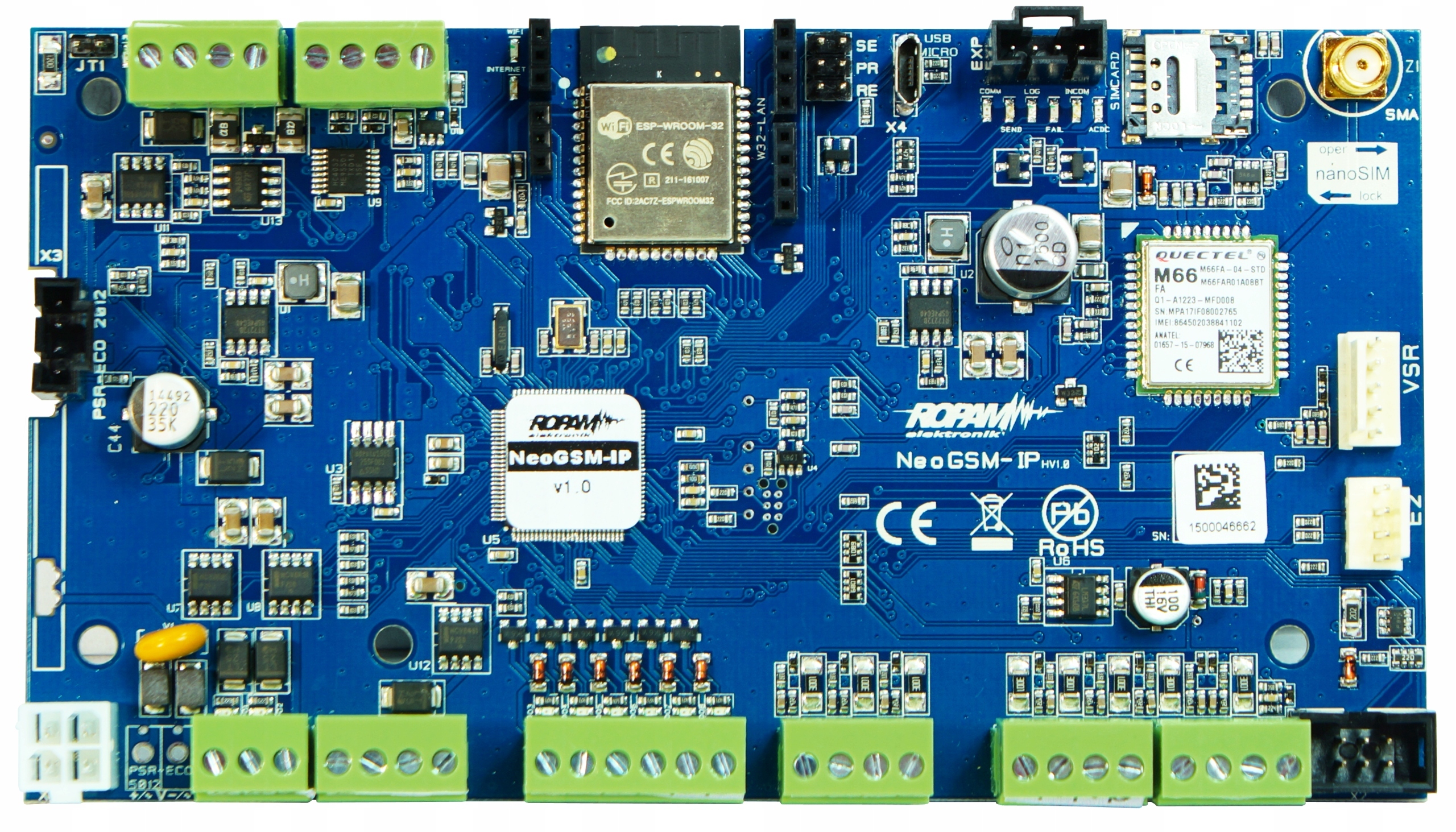 Centrala alarmowa Ropam Neogsm-ip