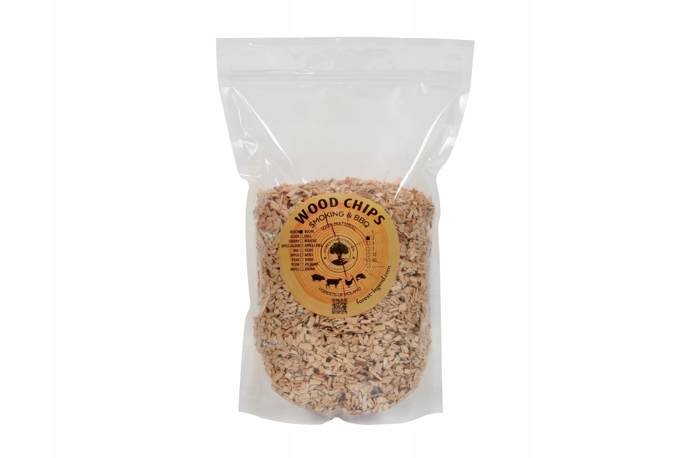 

Forestlegend Zrębki wędzarnicze Wood Chips Buk 5 L