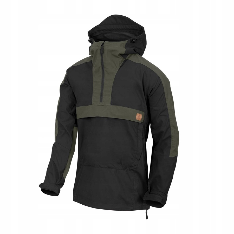 Bunda Anorak Woodsman černá taiga green XL