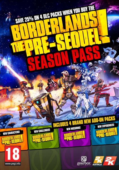 Borderlands The Pre-sequel! Season Pass Pc Steam