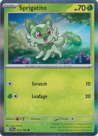 Sprigatito 013/198 Holo Common