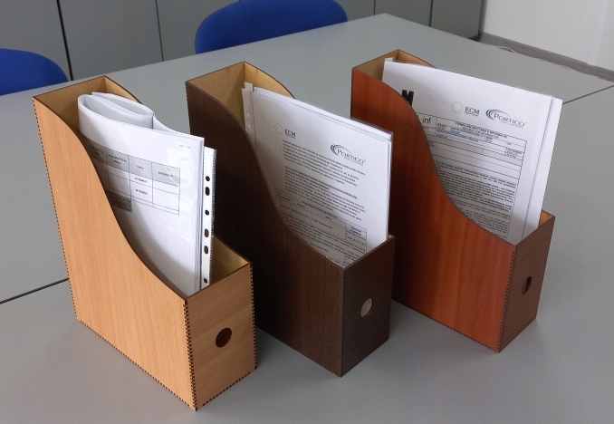 segregator organizer dokumenty drewniany A4 wenge Marka inny