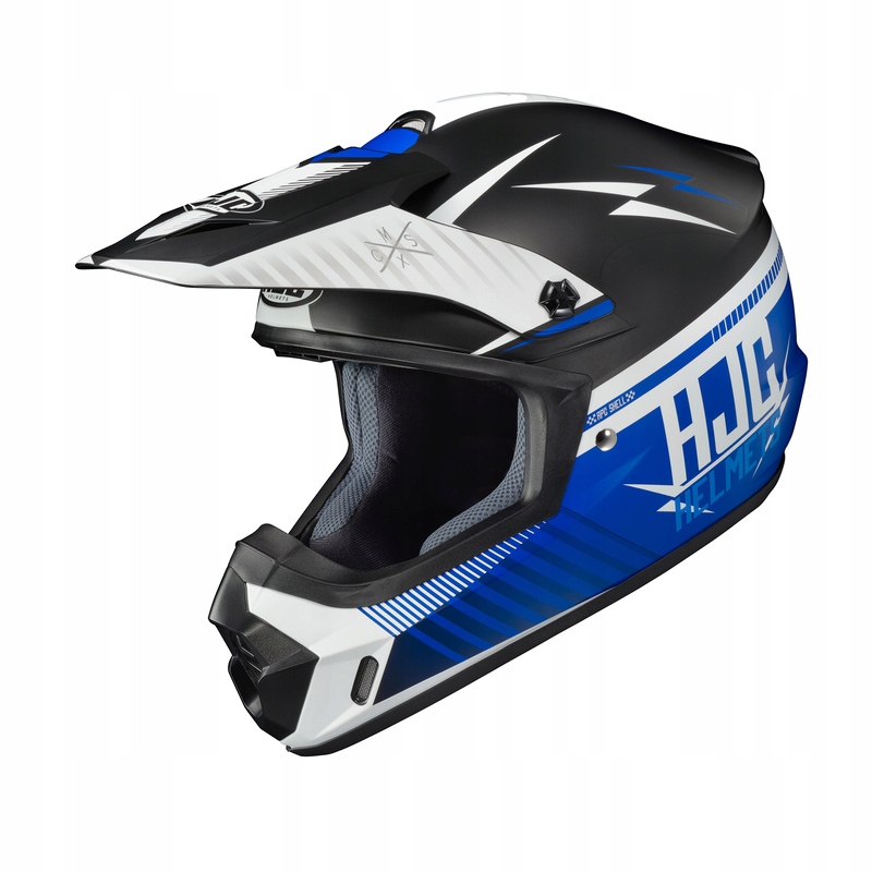 Kask Enduro Cross Hjc Cs-mx-ii Cs MX II 2 Tweek White Blue Mat Rozmiar XL