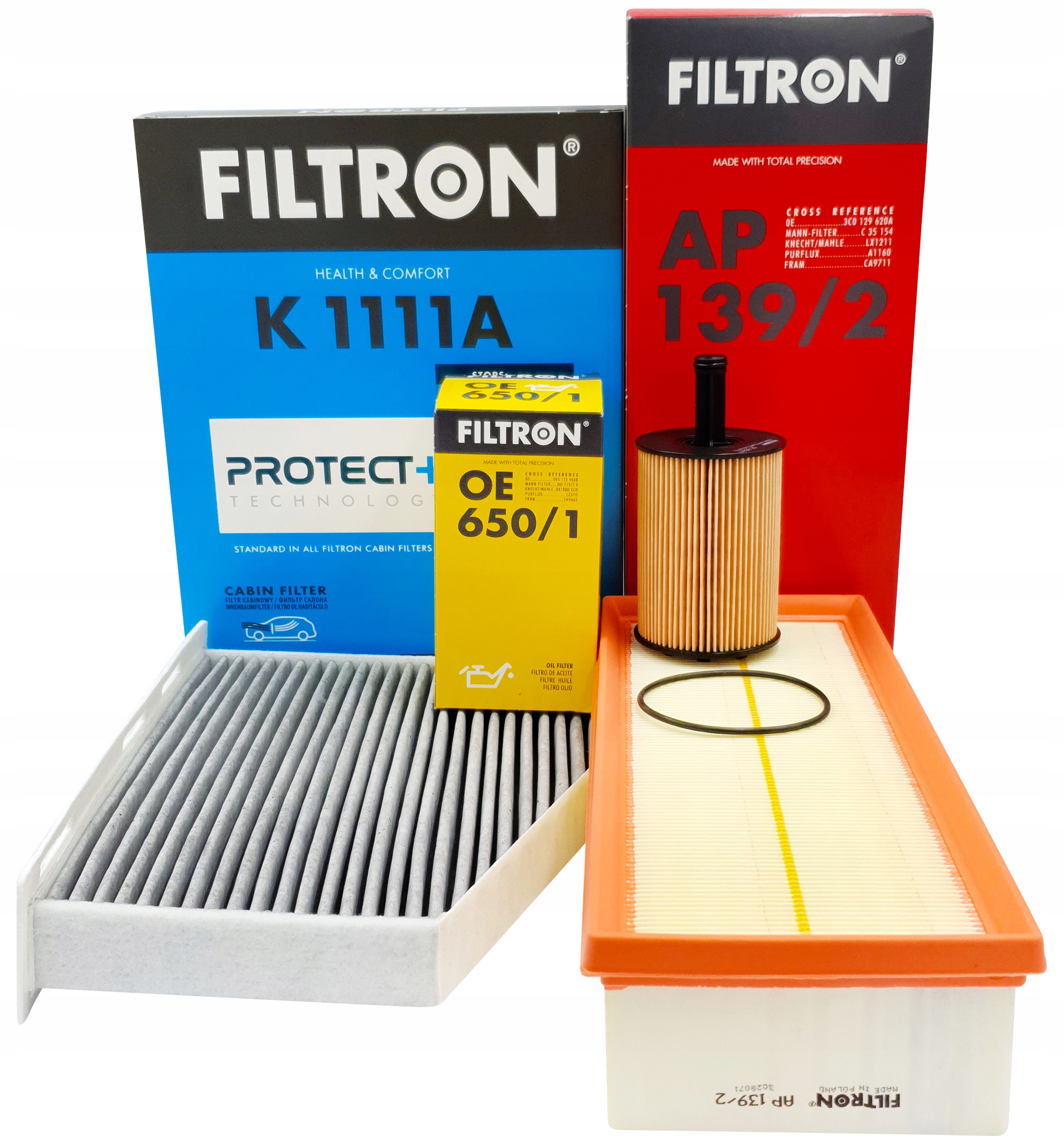 FILTRON ZESTAW FILTRÓW AUDI A3 8P 1.9 2.0 TDI