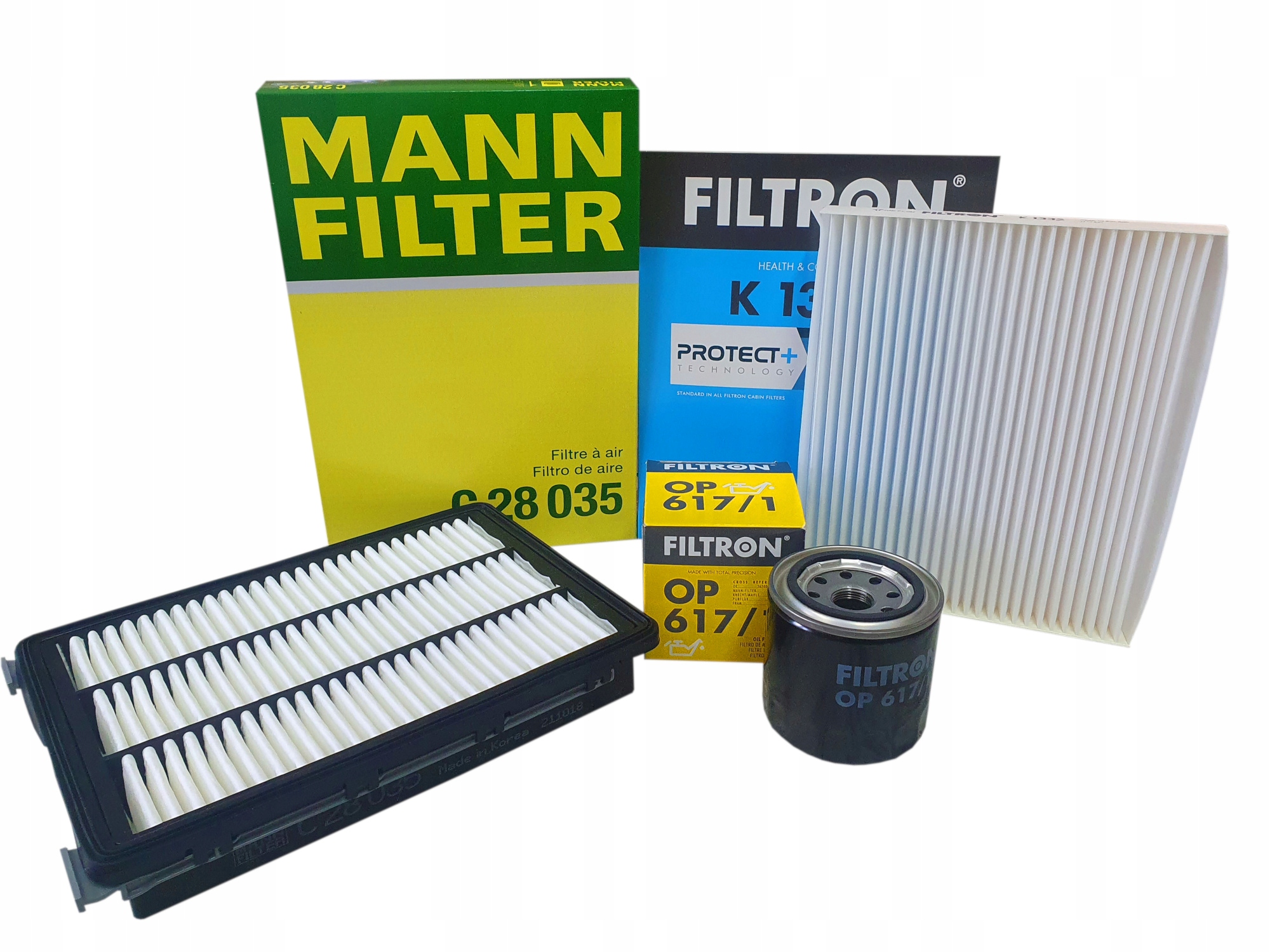 

Filtron Zestaw Filtrów do Kia Sportage IV 1.6 Gdi