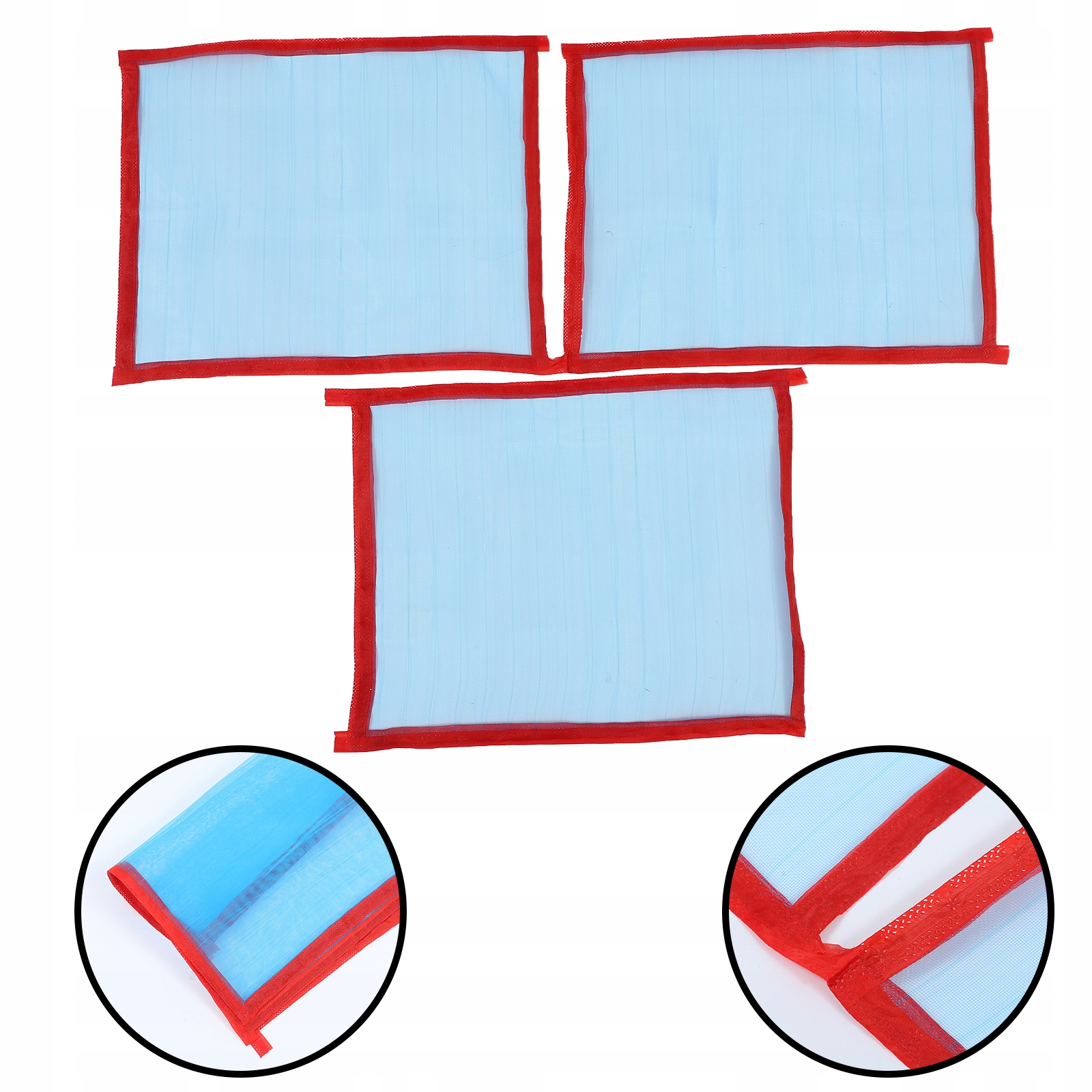 PUDEŁKO Z SIATKI ULI DOMOWEJ POKRYWA DO PIASKU 3 SZT Kolor wielokolorowy