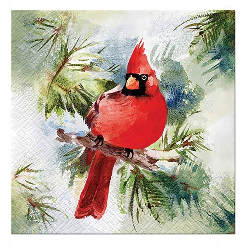 

Serwetki ozdobne Paw Winter Cardinal, 20 szt.